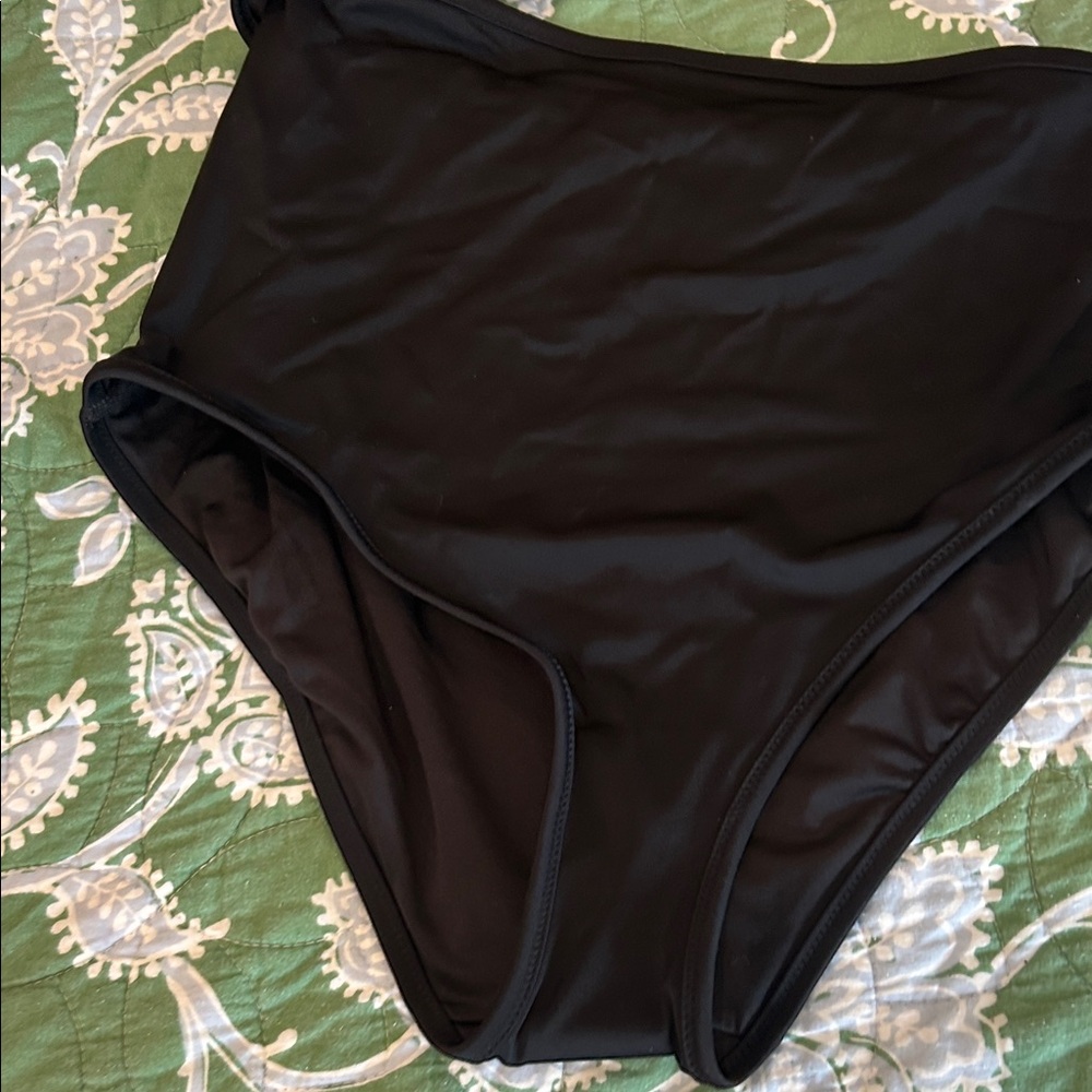 Victoria's Secret Black One Piece One Shoulder Cutout Swimsuit NWT - Picture 5 of 7